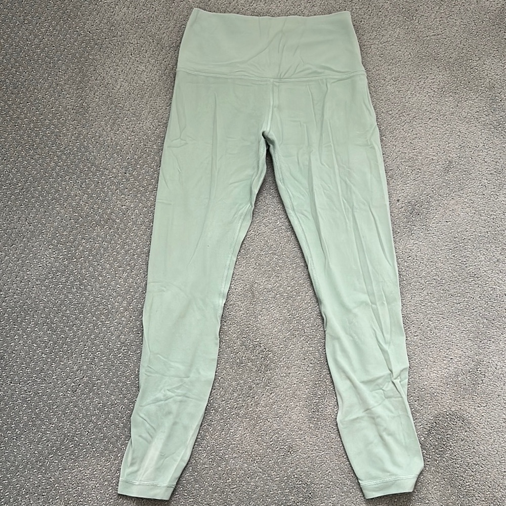 Mint Green High-Waisted Lululemon Align Leggings